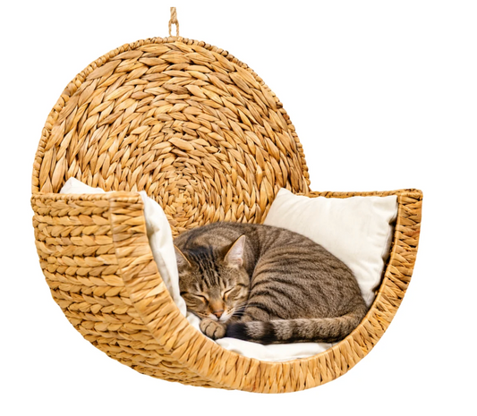 Kitty Cove™ Handwoven Cat Bed