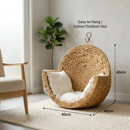 Kitty Cove™ Handwoven Cat Bed